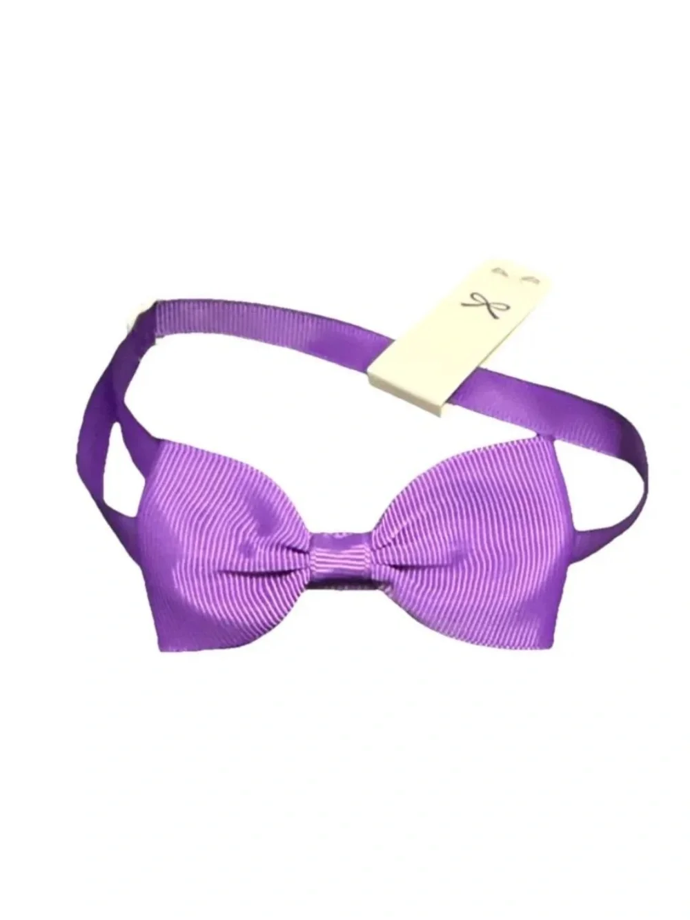 Purple Bow Tie Collar Adjustable OS